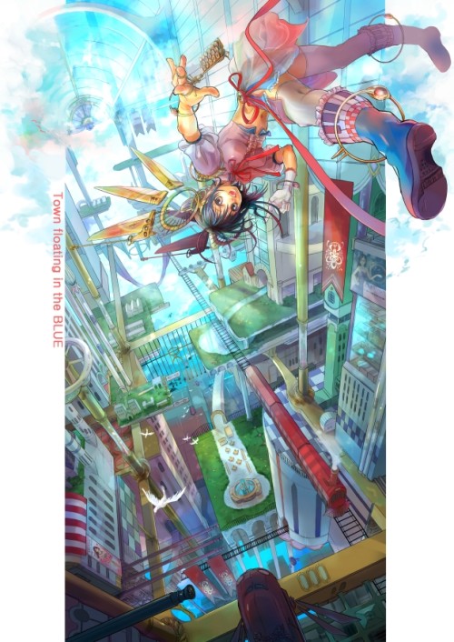 藤ちょこ（藤原） 青に浮かぶ町 349974 p0