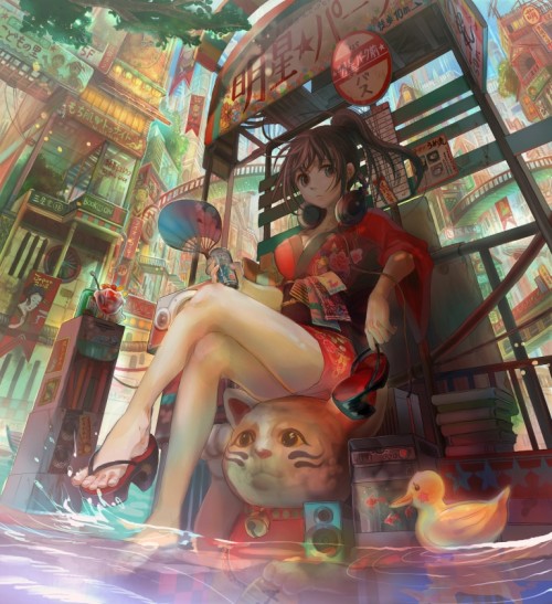 藤ちょこ（藤原） アヒルちゃんと少女 802322 p0